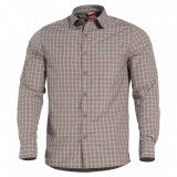 Pentagon SNOOP hosszú ujjú ing - Földbarna kockás