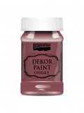 Pentart Dekor krétafesték 100 ml burgundi vörös - 21477
