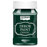 Pentart dekorfesték lágy élénk színek 100 ml fenyőzöld