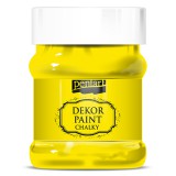 Pentart dekorfesték lágy élénk színek 230 ml citromsárga