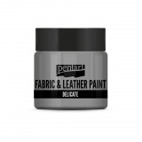 Pentart Delicate textil- és bőrfesték 50 ml antikezüst - 33425