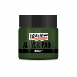 Pentart Fényes akrilfesték 50 ml fenyőzöld - 2046