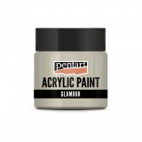 Pentart Glamour metál 50 ml antikezüst - 29396