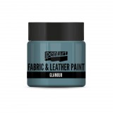 Pentart Glamour textil- és bőrfesték 50 ml türkizezüst - 33860