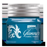 Pentart Glamour textilfesték 50 ml kékezüst