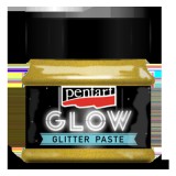 Pentart glow glitter paszta 50 ml arany
