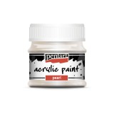 Pentart Gyöngyház akrilfesték 50 ml fehér - 2832