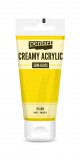Pentart Krémes akrilfesték metál 60 ml sárga - 28015