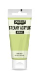Pentart Krémes akrilfesték metál 60 ml világoszöld - 28019