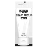Pentart krémes akrilfesték selyemfényű 200 ml fehér