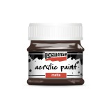 Pentart matt 50 ml sötétbarna akrilfesték
