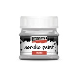 Pentart matt 50 ml szürke akrilfesték
