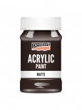 Pentart Matt akrilfesték 100 ml sötétbarna 5141 - 2121