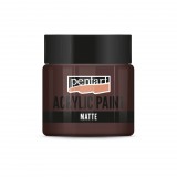 Pentart Matt akrilfesték 50 ml sötétbarna - 1315