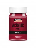 Pentart Metál akrilfesték 100 ml bordó - 10275