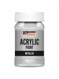 Pentart Metál akrilfesték 100 ml ezüst - 2015