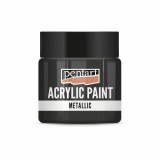 Pentart Metál akrilfesték 50 ml csillogó ezüst - 3505