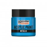 Pentart Metál akrilfesték 50 ml csillogó kék - 3508