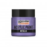 Pentart Metál akrilfesték 50 ml csillogó lila - 3507
