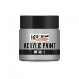 Pentart Metál akrilfesték 50 ml ezüst - 2217