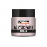 Pentart Metál akrilfesték 50 ml metál rózsaszín - 6241