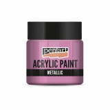 Pentart Metál akrilfesték 50 ml metál világoslila - 6240