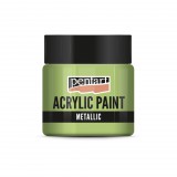 Pentart Metál akrilfesték 50 ml metál világoszöld - 6239