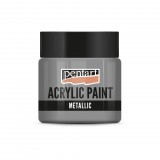 Pentart Metál akrilfesték 50 ml silver touch - 29363