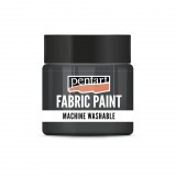 Pentart Textil- és bőrfesték 50 ml csillogó grafit - 35146