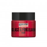Pentart Üveg és porcelánfesték 30 ml piros - 21337