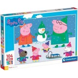 Peppa malac 104db-os maxi supercolor puzzle - Clementoni