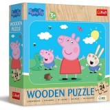 Peppa malac 24db-os fa puzzle - Trefl