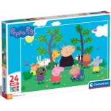 Peppa malac és barátai 24db-os maxi supercolor puzzle - Clementoni