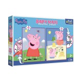 Peppa malac kétoldalas 4 az 1-ben Baby Maxi puzzle 2x10db-os - Trefl