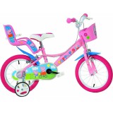 Peppa malac pink gyerek bicikli 16-os méretben - Dino Bikes kerékpár