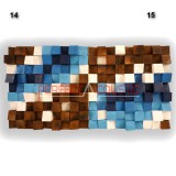 Perfect Acoustic Art diffúzor kicsi kockával 60x60x13cm- 14 mintával - 1db 60x60x10cm Csomagolva, szállítással