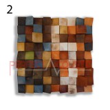 Perfect Acoustic Art diffúzor kicsi kockával 60x60x13cm- 2 mintával - 1db 60x60x10cm Csomagolva, szállítással