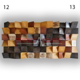 Perfect Acoustic Art nagy kockás akusztikai diffúzorok 60x60x6cm- 12 színben - 6-os színkód , 60x60x6cm Csomagolás nélkül, személyes átvétel