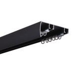 Perfect Acoustic DECO előlapos mennyezeti antracit karnis szett fém - többféle méretben - 180cm
