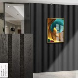 Perfect Acoustic FREJA Akusztikai falpanel 200x60x2,2cm. Black oak - Egyedi méretre is levágjuk - 200x60x2,2cm , Grey Oak
