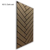 Perfect Acoustic Freja parketta mintás akusztikus falipanel 120x60x0,9cm - sötét tölgy - világos tölgy
