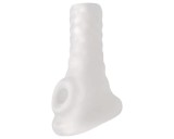 Perfect Fit Breeder - nyitott péniszköpeny (10 cm) - fehér