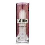 Perfect Fit Fat Boy Checker Box - péniszköpeny (17cm) - fehér