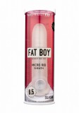 Perfect Fit Fat Boy Micro Ribbed - péniszköpeny (17cm) - tejfehér