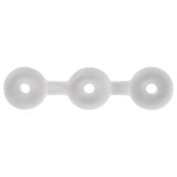 Perfect Fit Triple - péniszgyűrű trió (fehér)