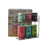 Perfect Home Fűszertartó 6 részes állvánnyal