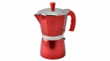 Perfect home Kotyogós kávéfőző piros 6 személyes