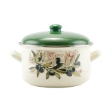 Perfect Home Oliva Zománcozott lábas 24 cm+fedő 14830