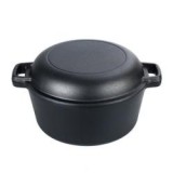 Perfect Home öntöttvas 2in1 lábas, szeletsütő fedővel 26 cm (14793)