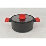 Perfect Home Straight Line lábas üvegfedővel 24cm, 5L, indukciós (10440)